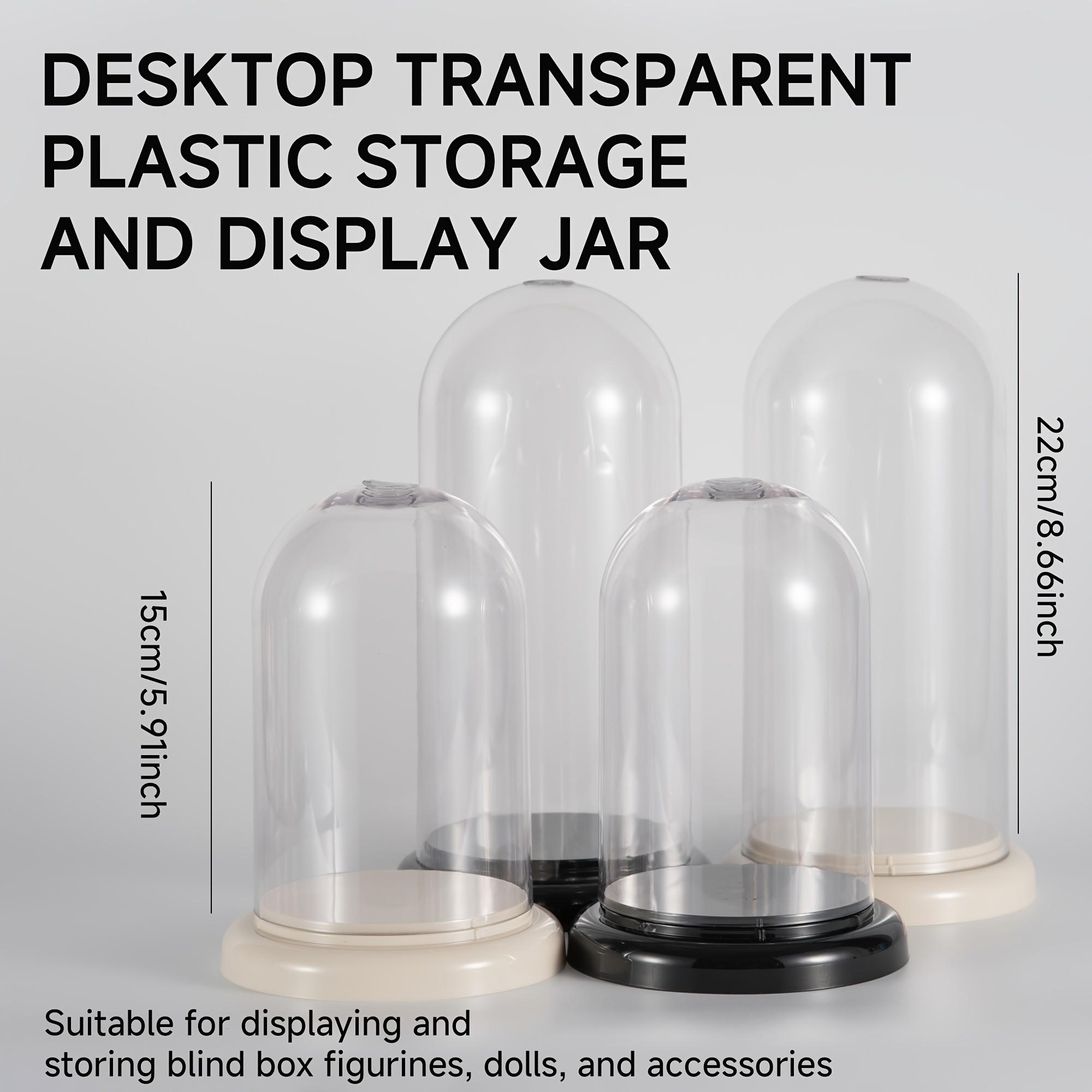 Handheld Display Case, Transparent Plastic Storage Box, Dustproof Waterproof Organizer, Ideal for Collectibles, Collectible Figurines & Decorative Items, Cute Collectible Figurines