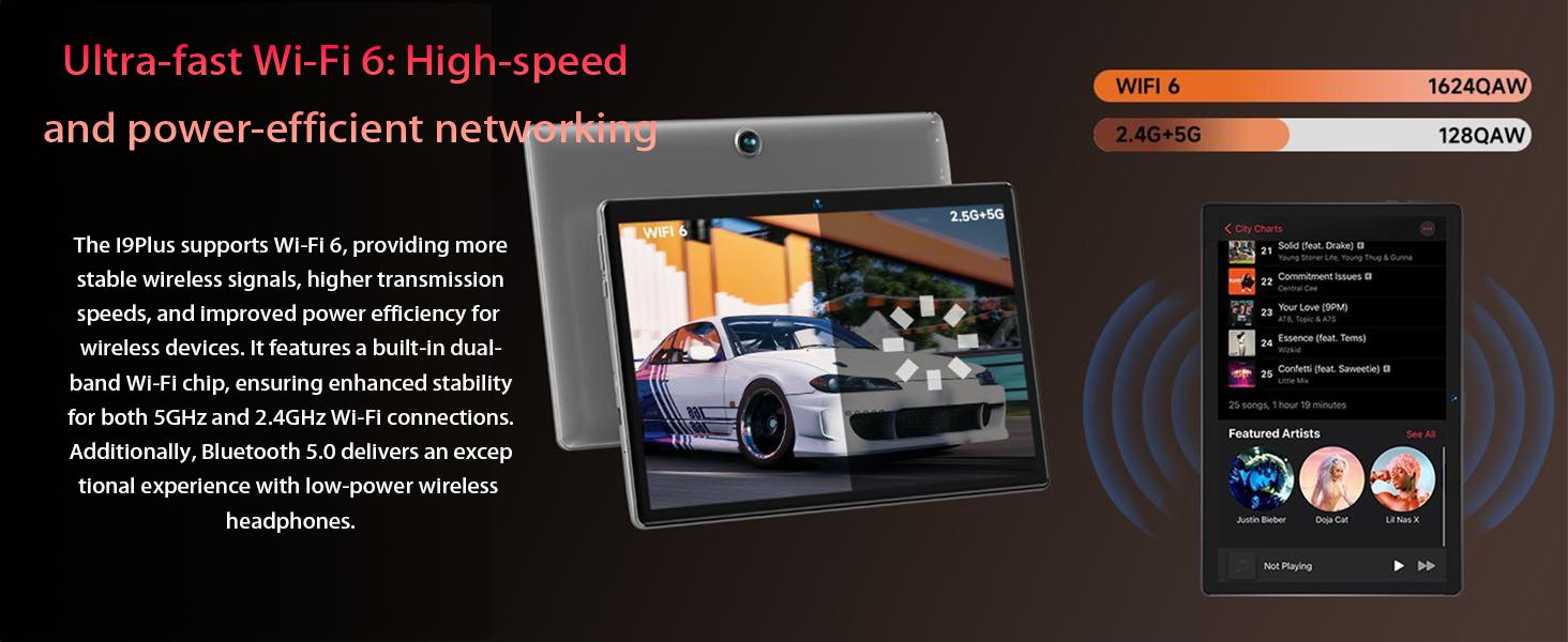 【TikTokShopSpringGlowUp】MAXPad 2026's 10.1 inch Smart AI new Tablet Android15 16GB+64GB 6000mAh big battery,tablets bundle with Keyboard,Case ,mouse,USB-C Adapter,bluetooth,5GWIFI Entertainment,Dual camera,widevine l1,Streaming,Women's Day gift for 2026