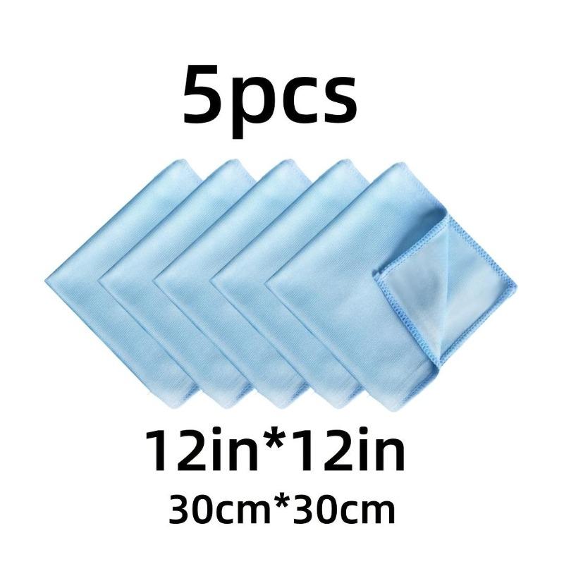 Microfiber Cleaning Cloths, Super Absorbent Reusable Detailing Cloth - Chemical-Free, Lint-Free, Scratch-Free Glass & Multi-Surface Towels for Windows, Mirrors, Auto, Electronics, Camera Lenses