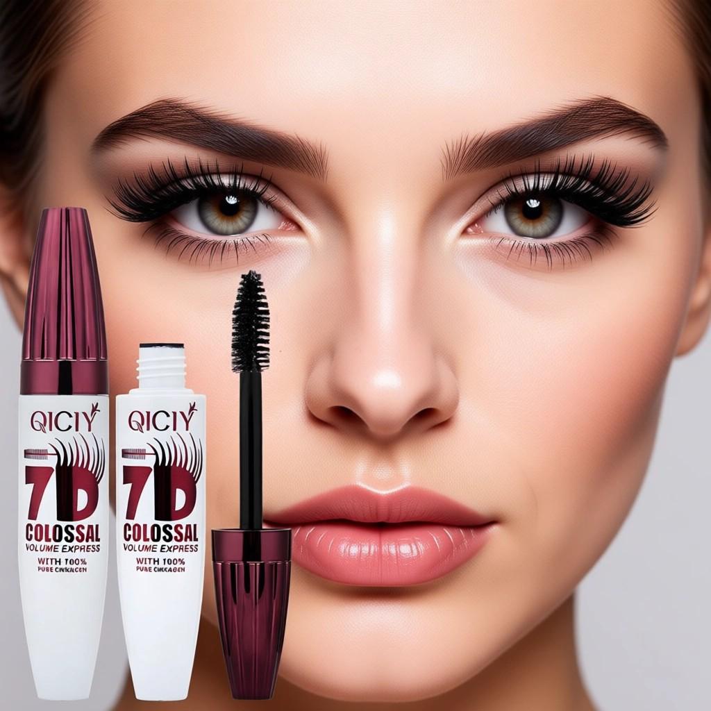 7D plump eyelashes, triangular brush head, sweat-proof with 24-hour long-lasting makeup, suitable for beginners and all kinds of makeup