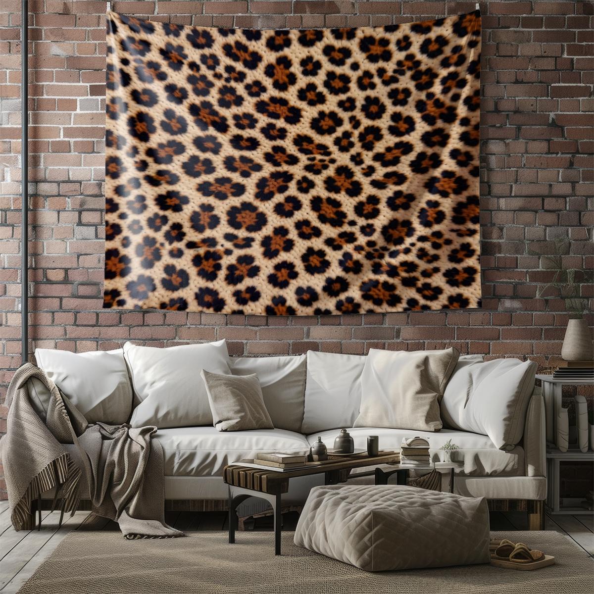 Leopard Print Tapestry, Multiple Styles, Soft Lightweight Durable, Wall Hanging Decor for Bedroom Living Room, Suitable for All People, Ideal Gift Choice