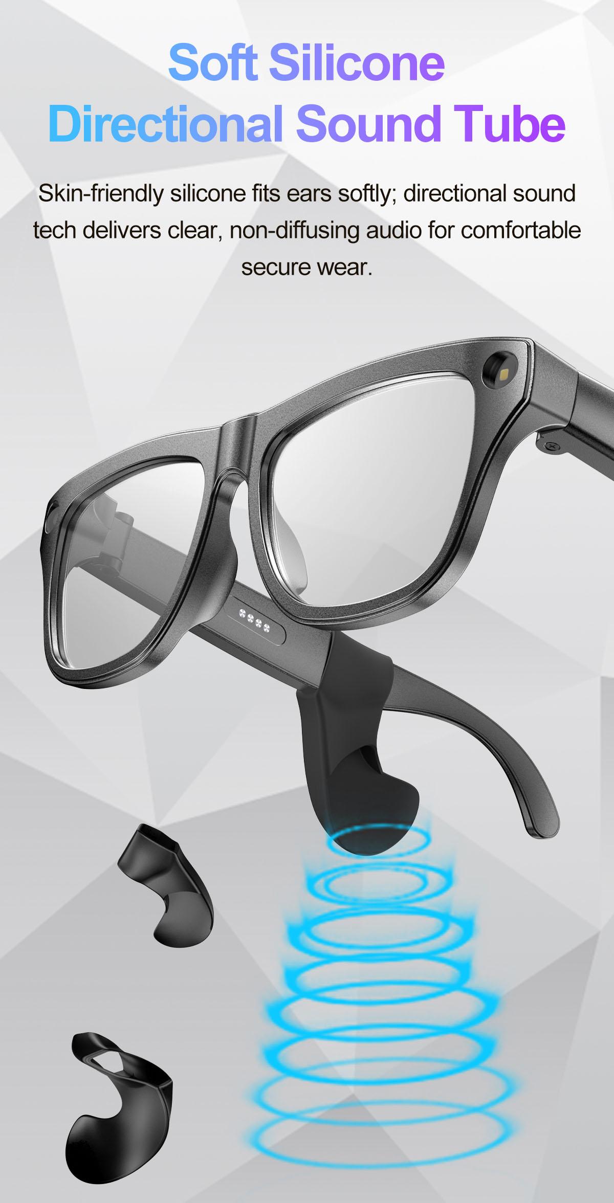 xk one pro AI wireless photo-taking glasses, equipped with an 800W camera for taking photos, AI object recognition, making and receiving calls, body-worn detection, AI translation, voice activation. Note: This product cannot record videos.