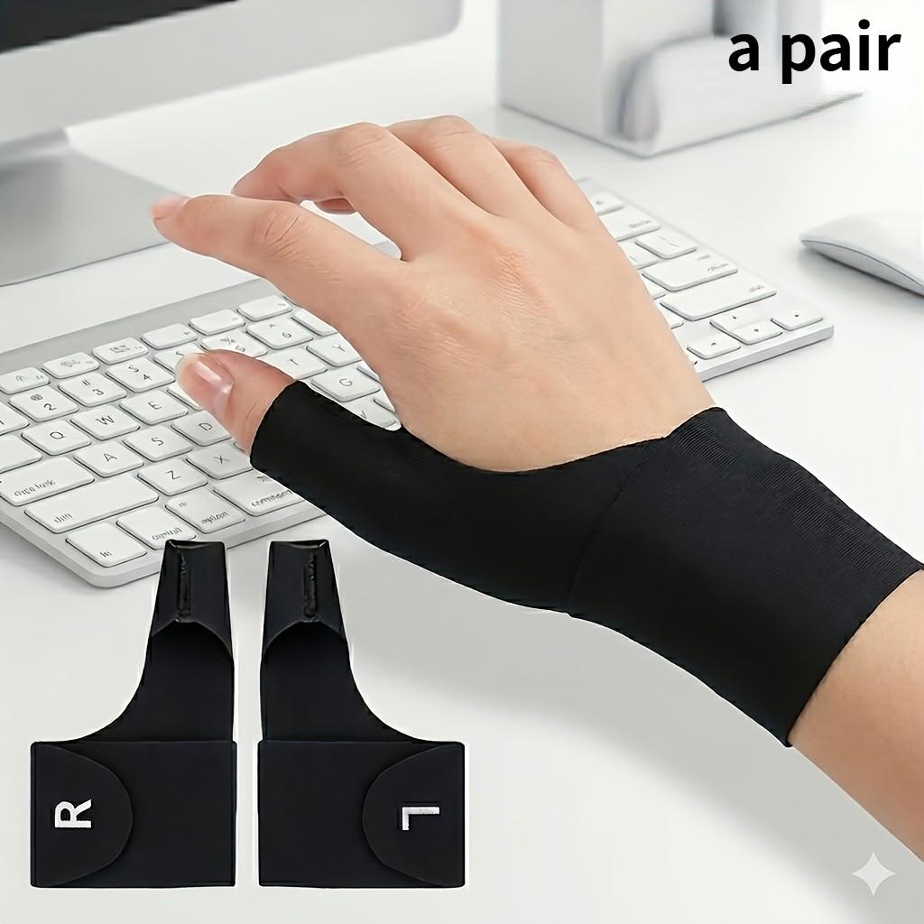 Adjustable Breathable Wrist Support Band, Breathable Wrist Brace, Ergonomic Finger Stabilizer, Adjustable Tension, Ideal for Typing, Repetitive Work, Anti-Slip Design