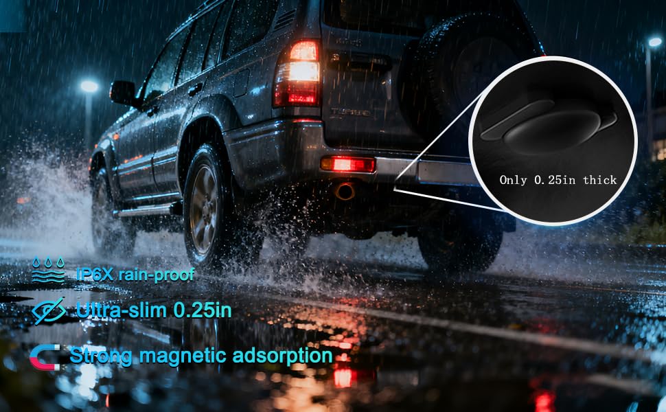 Hidden GPS Tracker, GPS Vehicle Tracker, Real-Time Mini Tracker, No Monthly Subscription Required, No SIM Card Needed, Works With iOS "Find My Device", Waterproof, Strong Magnet, 360-day Coin Battery