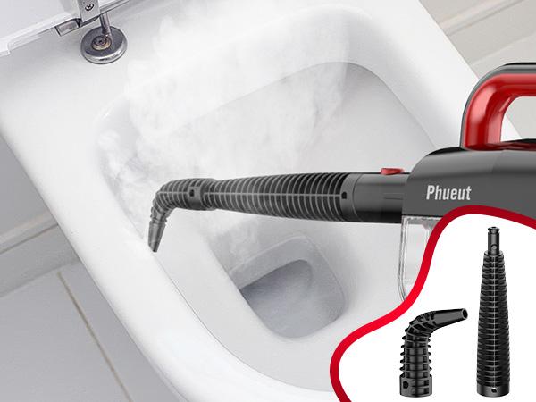 Phueut Lightweight Detachable Steam Mop Cleaner - 2 Modes 3 Temp Levels, Heavy Duty Powerful Handheld Steam Cleaner for Cleaning/Hardwood/Tile Grout