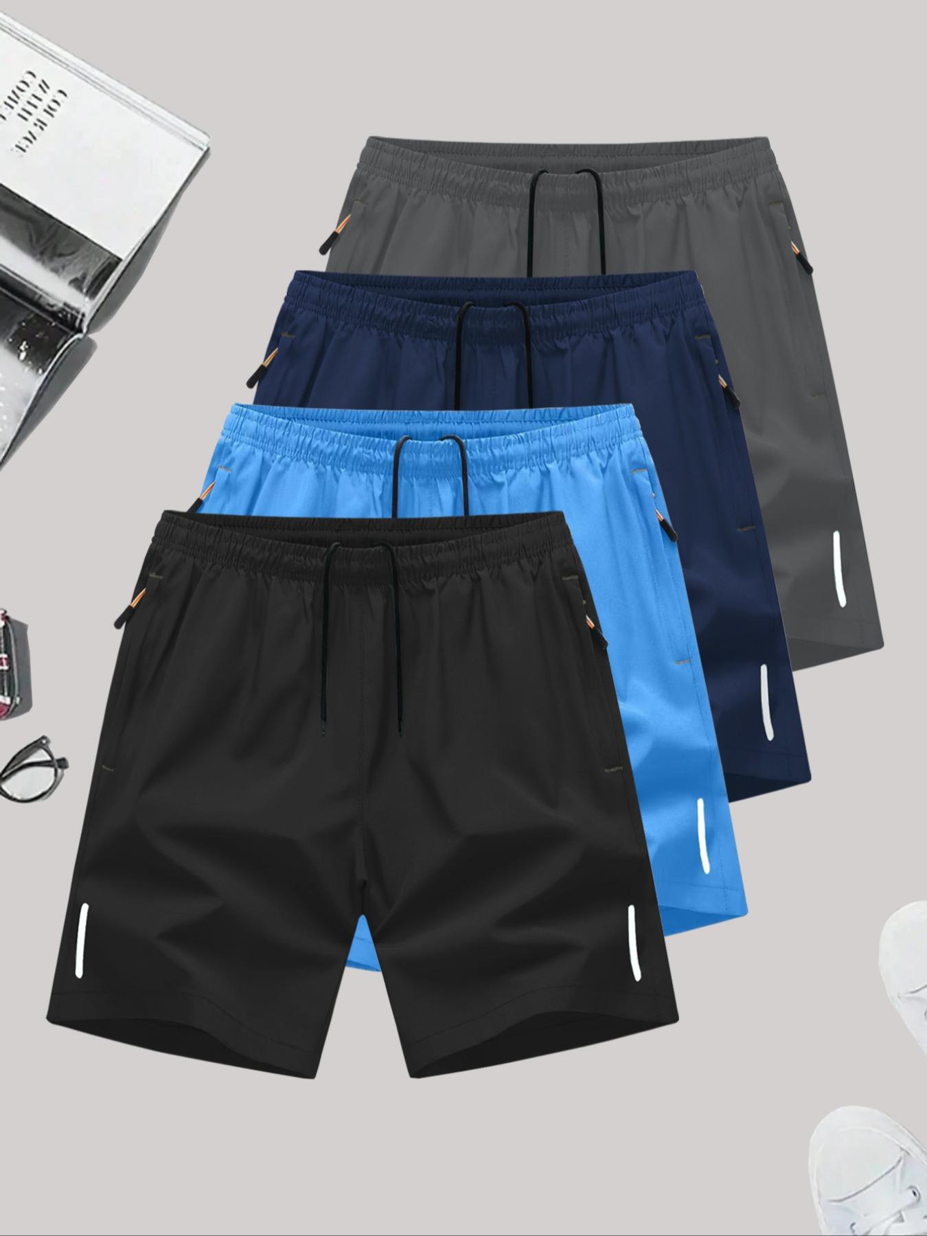 Men's Casual Sports Shorts, Quick-Drying Running Fitness Training Breathable Fashion Printed Knee Length Pants