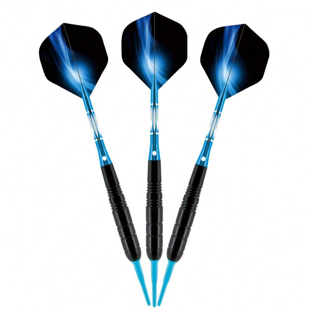 Assorted Color Combo Soft Tip Darts Set – 3 Variants (Blue-Purple, Red-Blue, Red-Green) with Full Accessories Darts Tips