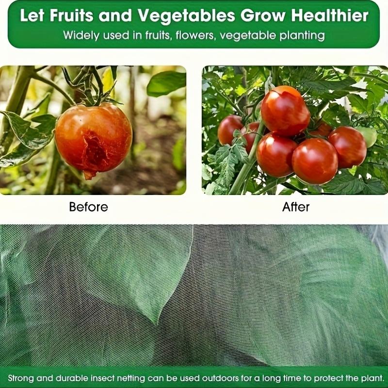 Enhanced Accessible Plant Cage Net, Protects Seedlings From Birds and Insects, UV Resistant, Ideal for Trees and Flowers, Easy-To-Use Garden Protection Net