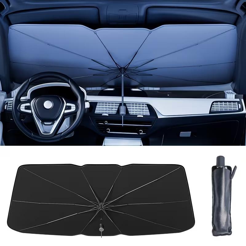 Foldable UV Protection Windshield Sunshade, Car Suv Multi-Purpose Front Window Heat Insulation Umbrella, Universal Fit Auto Accessories