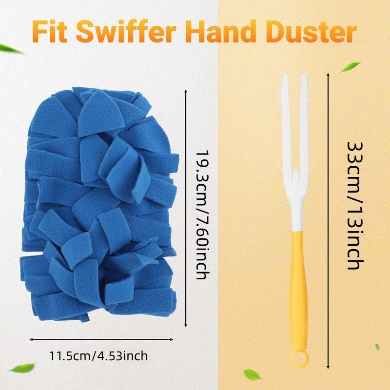 Swiffer Dusting Replacement Kit, Static Dust Brush Refills, Multi-Surface 360° Large Size Cleaner, 4x Microfiber Ceiling Duster, Scent-Free Disposable