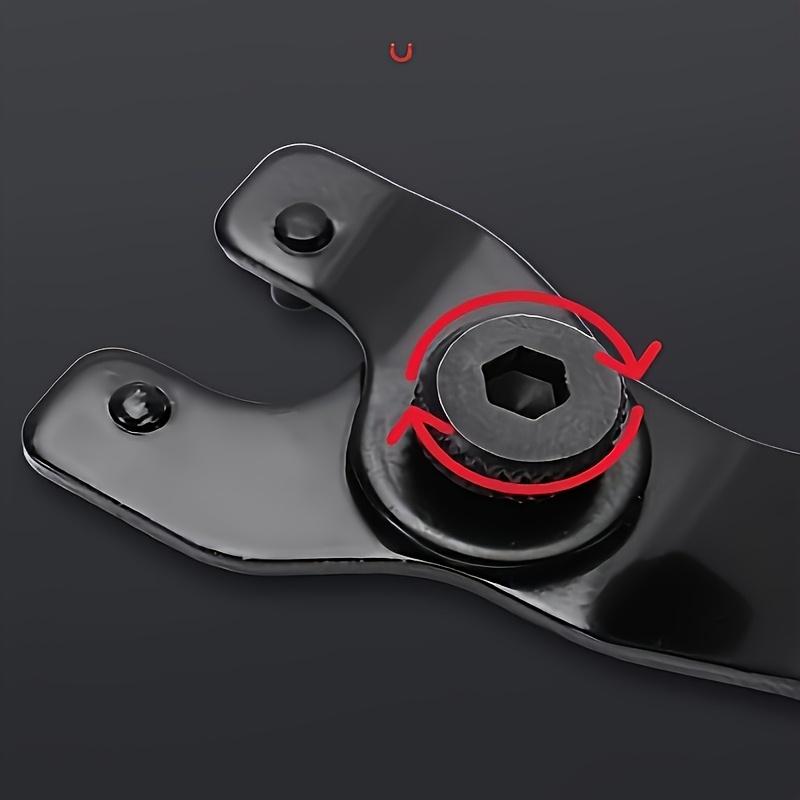 Adjustable Angle Grinder Wrench - a Durable Black Plastic Key Lock Tool for Precision Maintenance, Handheld Portable Household And Power Tool Accessories Available All Year Round.