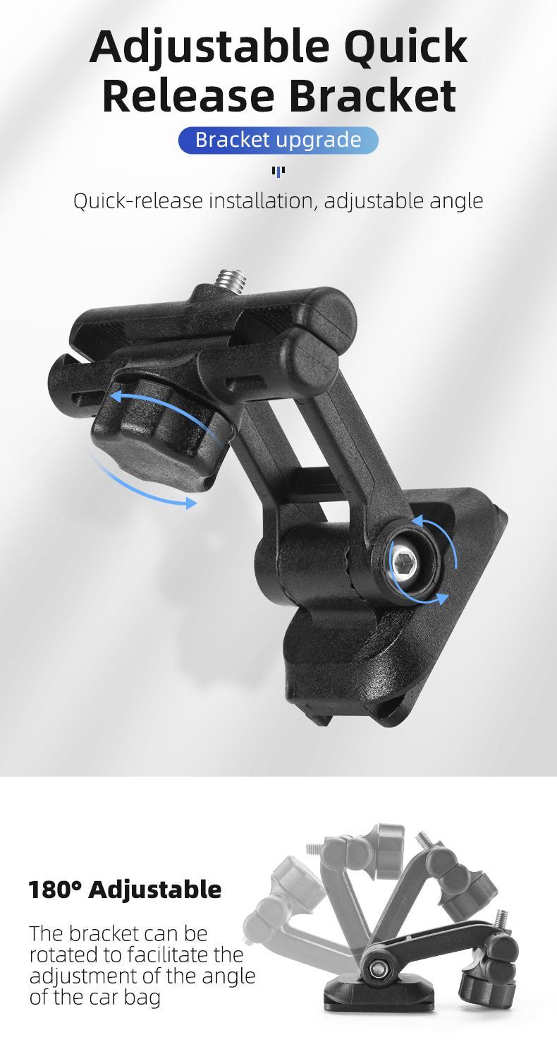 ROCKBROS Bike Saddle Bag Bike Bag Under Seat Bag Bicycle Seat Pack Pouch for Cycling Adjustable Mounting