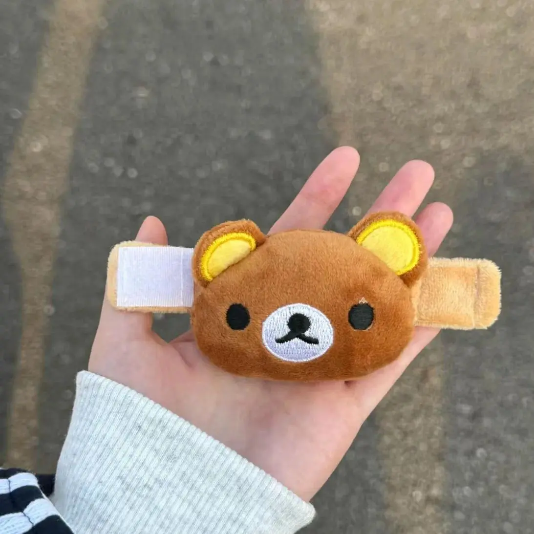 Cartoon Rilakkuma Kawaii Fluffy Cute Soft Plush Bear Keychain Bag Charm Backpack Decoration Pendant Gift For Bestie Friend Gifts
