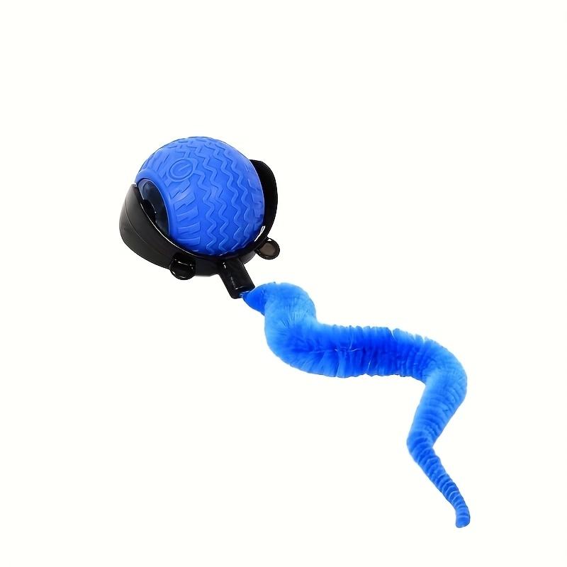 Pet automatic obstacle avoidance toy ball, Automatic Rolling Ball, interactive smart cat toy with collision detection - USB charging, can realistically simulate the tail movements of all cat breeds