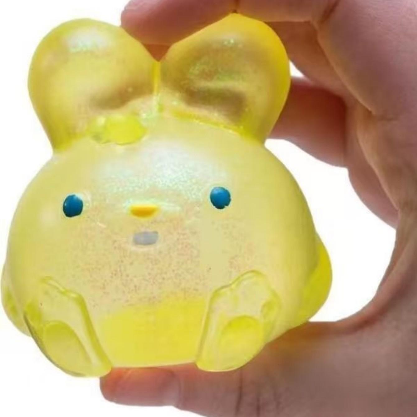 Stress Relief Realistic Rabbit Squeeze Toy, Educational Stress Reliever, Soft Plush Bunny, Perfect for Anxiety Reduction, Kids & Adults