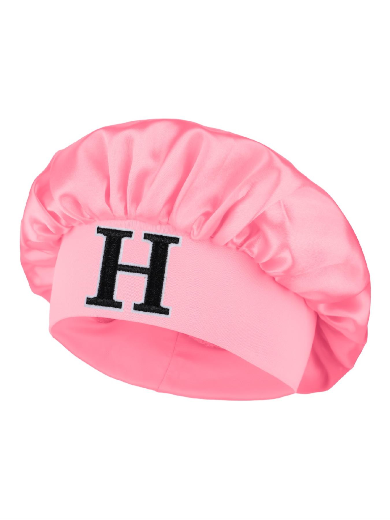 Women's Wide Brim Elastic Satin Sleep Hat, Curling Cap, Shower Cap, Skin-Friendly Fashion Hat, Comfortable and Stylish, Bonnets For Sleeping