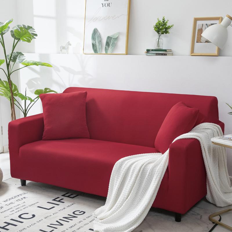 1PC Minimalist High Elastic Solid Color Elastic Sofa Slipcover | Dog-Friendly | Non-Slip, Dustproof & Scratch-Resistant | Suitable for Indoor/Outdoor Gardens & Living Room Sofas | Fits 1/2/3/4-Seater Sofas | Washable & Kid-Safe | Holiday-Universal
