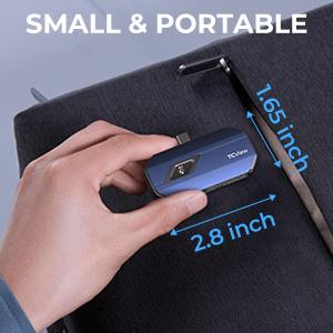 TOPDON TC001 Thermal Camera for Android, 256x192 IR High Resolution, Thermal Imaging Camera, Thermal Imager - Optimized Temperature Accuracy, Works for Smartphones and Tablets & PC(not for iOS)