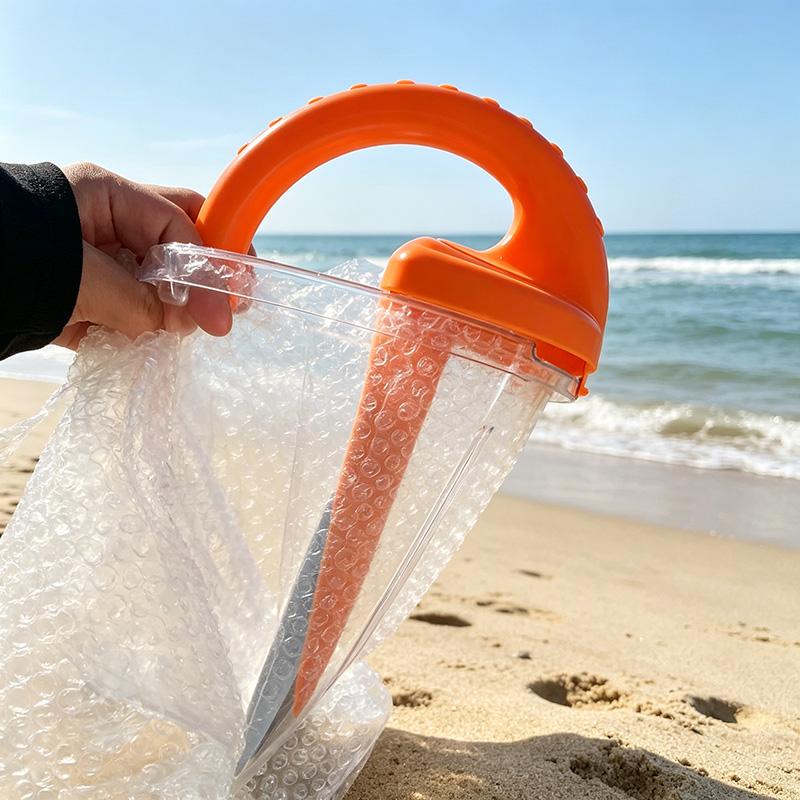 Portable Handheld Beach Sand Funnel Toy Kids Outdoor Sand Spark Flowing Sand Play Toy Summer Beach Sandcastle Making Toy For Children