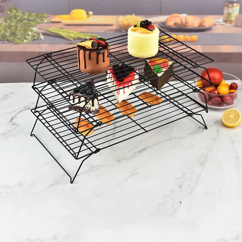 2 Pack/4 Pack Cooling Rack, Foldable Stackable Baking Cooling Rack, Kitchen Tool, Kitchen Gadget, Kitchen Accessories