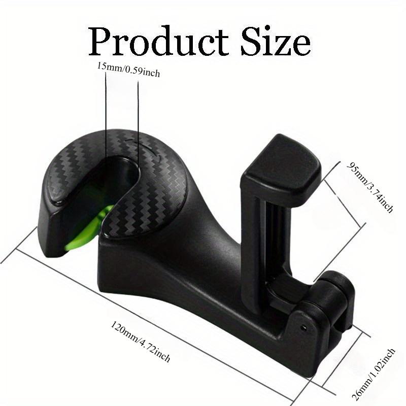 2 in 1 car headrest hook for car multi-function rear car mobile phone bracket hook, for bag, handbag portable multi-function hook, Car Backseat Organizer