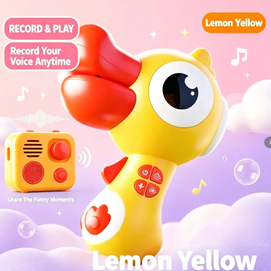 Big Bird Voice Changer Recorder Amplifier, Handheld Prank Toy, Child Speech Conversion Device, New Stereo Audio Output