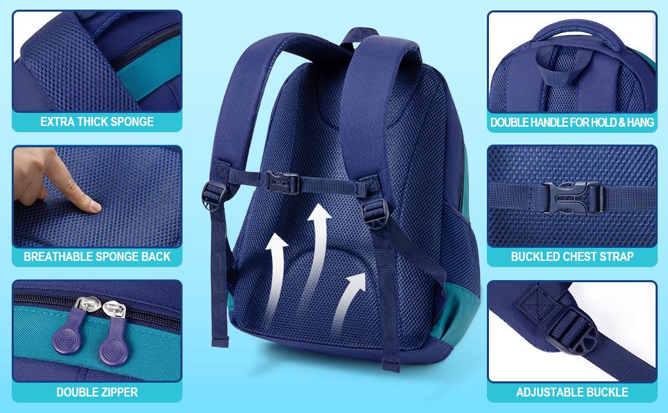 Fimibuke Backpack for School, 3 PCS Waterproof Backpack with Lunch Box & Pencil Pouch Set, School Bag Bookbag Daypack Fimibuke Backpack for School, 3 PCS Waterproof Backpack with Lunch Box & Pencil Pouch Set, School Bag Bookbag Daypack