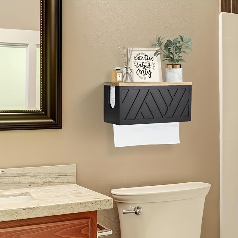 Paper Towel Dispenser Wall Mount, Paper Towel Holder Wall Mounted with Lid, Solid Commercial C-Fold, Z-Fold, Trifold Hand Paper Towel Holder Hand Towel Holder for Bathroom Kitchen Decor