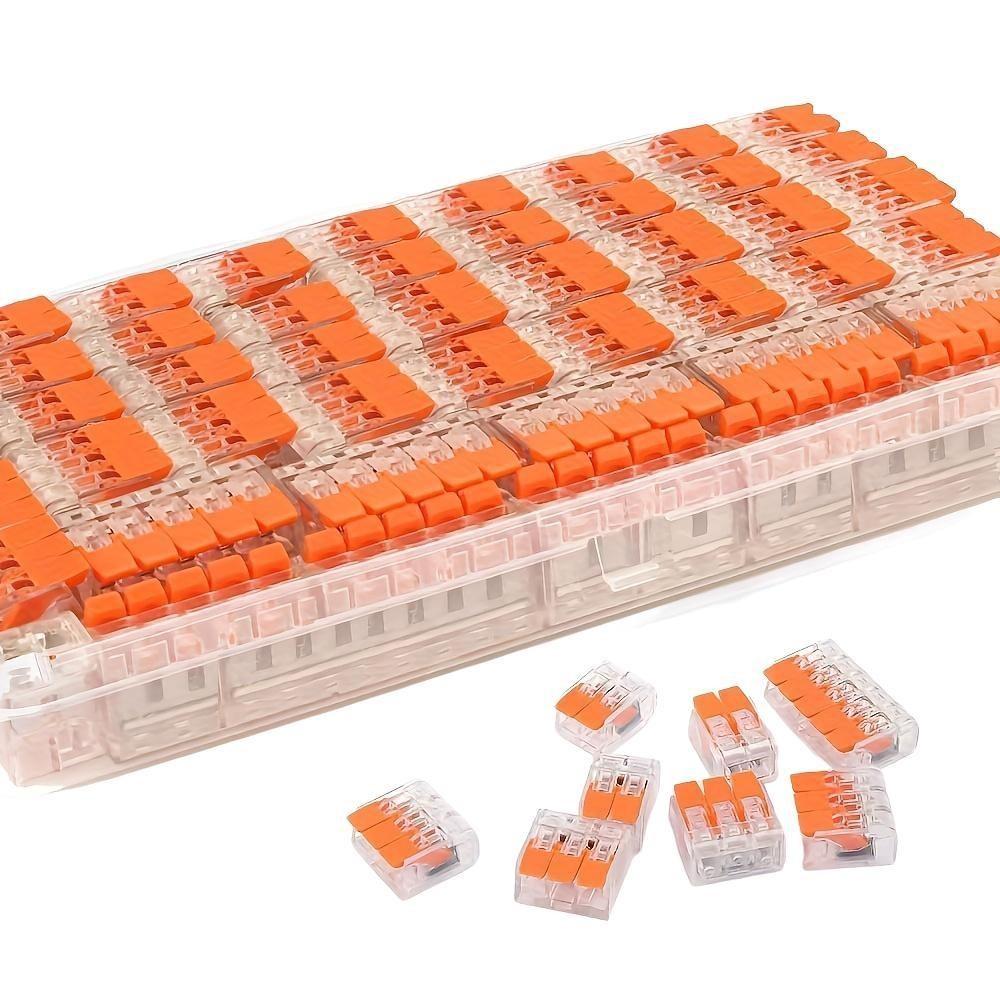 35pcs Electrical Quick Connector, Lever Wire Nut Connector Combination Kit, DIY Wire Connector, Plug & Play Electrical Connection Terminal
