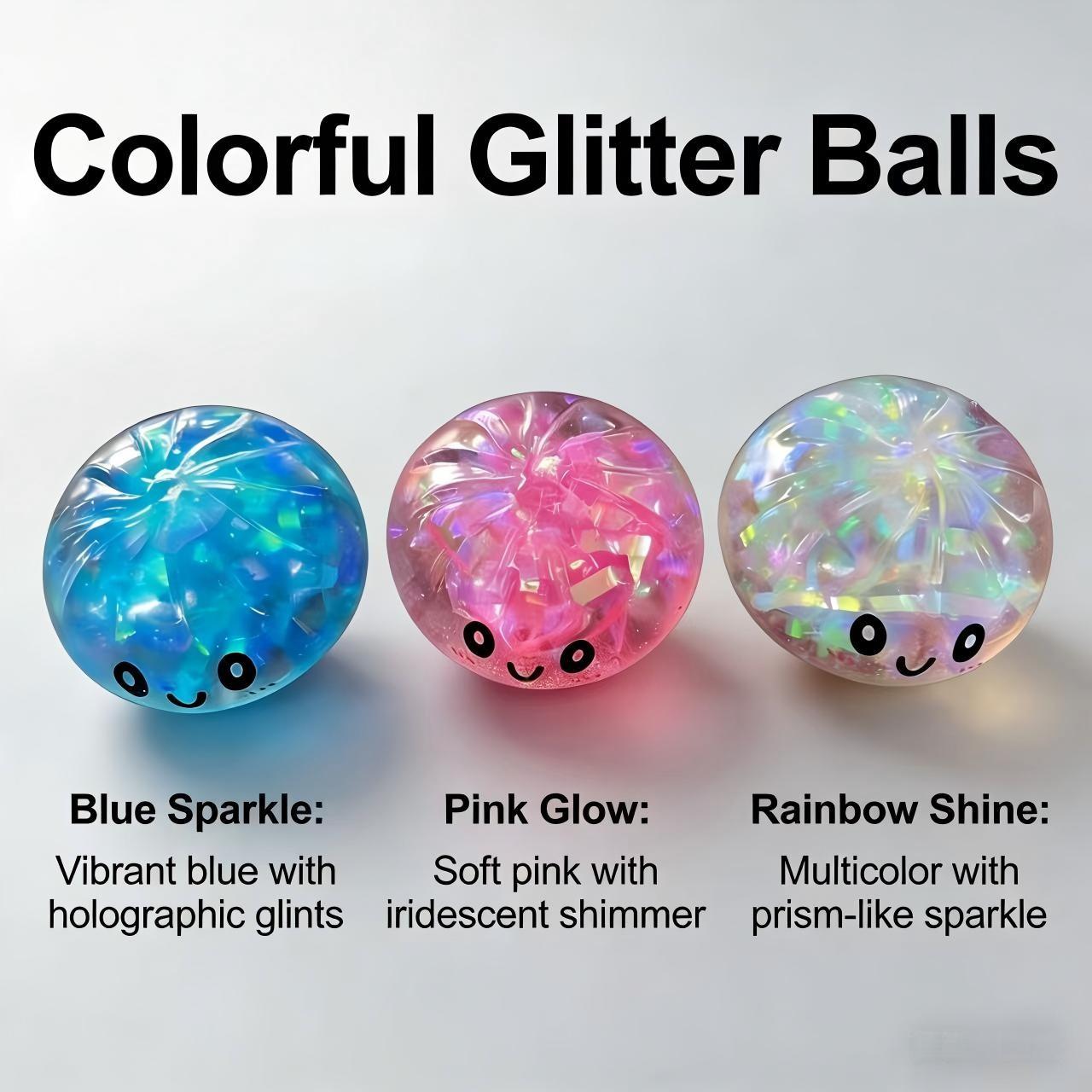 Colorful Sensory Toy Stress Ball, Bright Powder Dumpling Squeezing Toy, Soft Dough Dumpling Stress Ball, Steam Basket Design