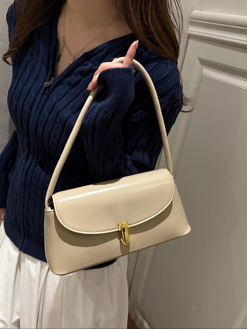 Women's Elegant Shoulder Bag, Fashionable Versatile Underarm Bag, Ideal Gift Choice, Perfect Match for Any, All Seasons