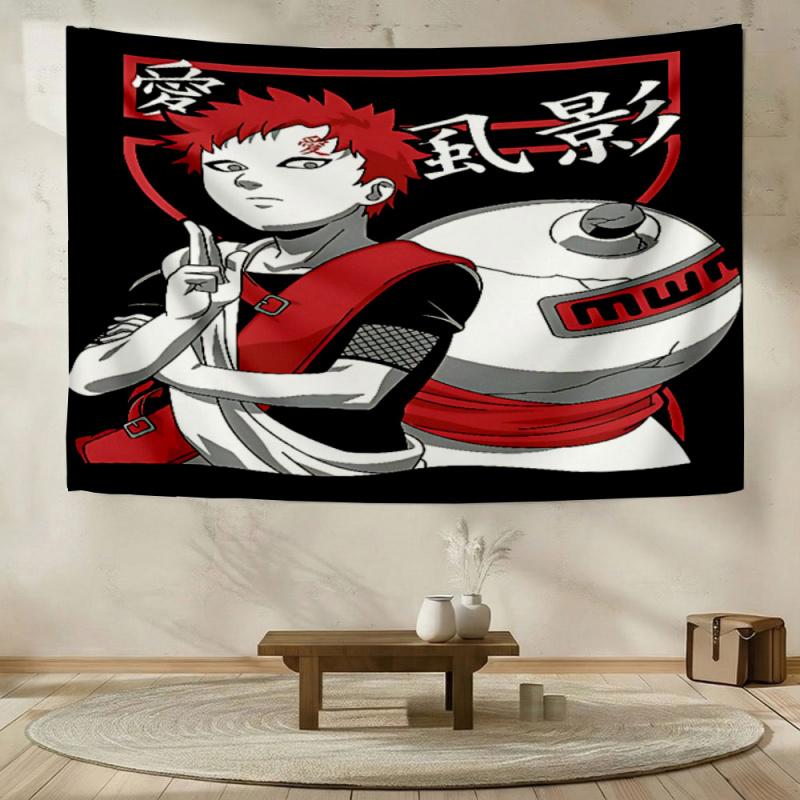 Printed Tapestries Gaara from Naruto Cute For bedroom use