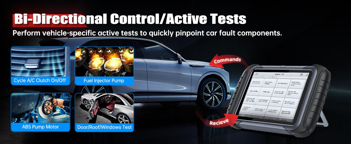 XTOOL D8S Bidirectional Scan Tool for Automotive Diagnostic with Topology Mapping, ECU Coding, 38+ Resets, Active Tests CAN FD & DOIP, 3-Year Update Vehicle Obd2 Scanner