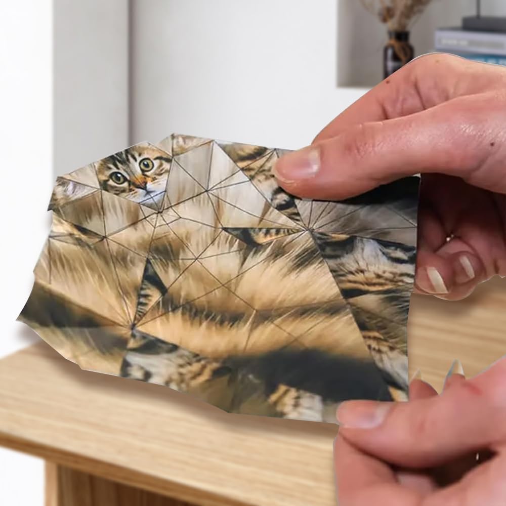 DIY Paper Cat Kit, Cute Foldable Cat Model, Fun 3D Paper Dog and Cat Sculpture, Animal Paper Art Set, DIY Craft Gift for Teens and Adults DIY Paper Cat Kit, Cute Foldable Cat Model, Fun 3D Paper Dog and Cat Sculpture, Animal Paper Art Set, DIY Craft Gift for Teens and Adults