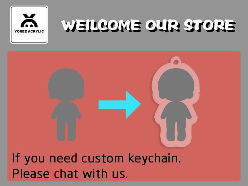 Fans Gifts Anime HD Figures Yun Zeno Jaeha Sinha Kija Hak Yona Pukkyu Ver Acrylic Keychain pendant Ornament Collection About 6cm