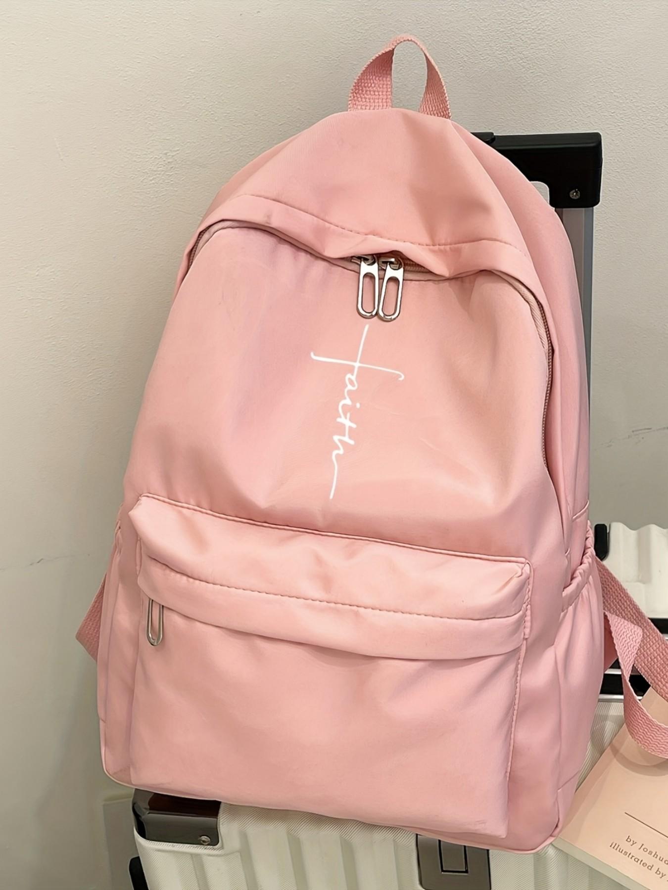 2D Cross-Print Backpack, Casual Minimalist Design, Ample Storage, Suitable for Men and Women, Everyday Use, Outings, Commuting, Travel, Travel Backpacks, Daily Backpack, Birthday Gift