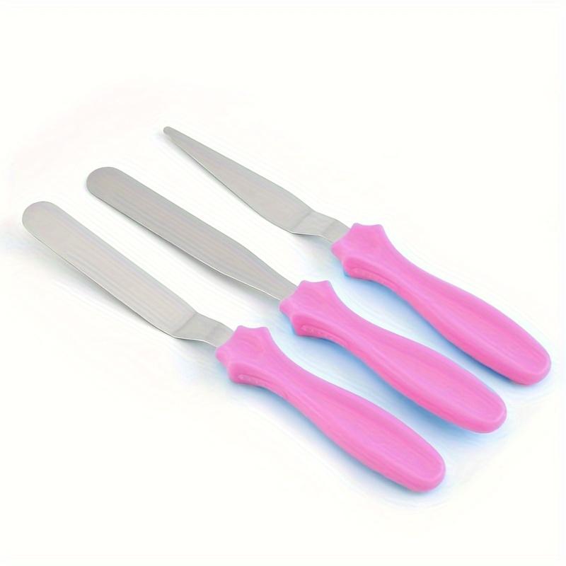 3Pcs/Set Cake Spatula Butter Icing Cream Spatulas Baking Pastry Tools Cake Decorating Scraper Pastry Tools Kitchen Accessories