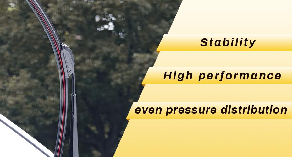 AUTOBOO Windshield Wipers Blades (Pack Of 2),OEM Quality Premium All-Seasons Wiper blades,Stable and Quiet wiper blades