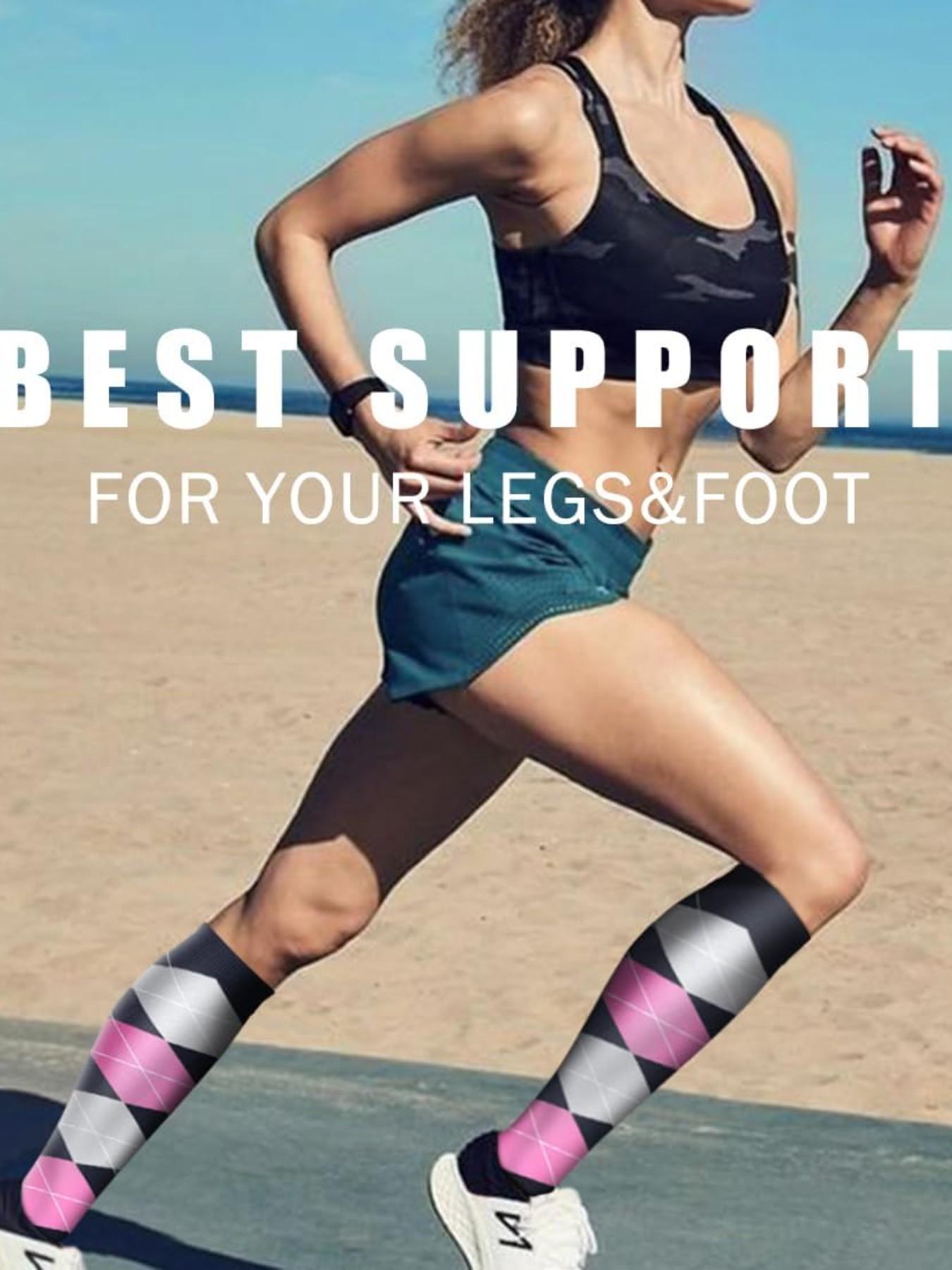 Unisex's Socks, Sports Socks for Circulation, Running, Nurses, Pregnant Women, Sports Socks for Men & Women