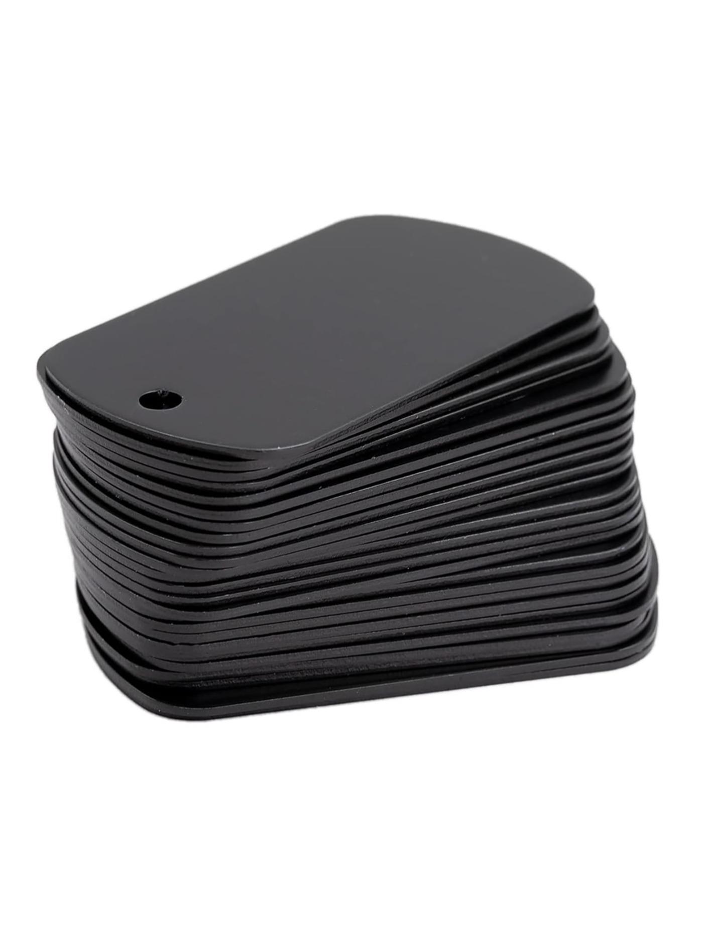 Stainless Steel Blank Labels Pressed Blanks 10 Packs, Durable Labeling Material, Ideal for Customization, High-Quality Stainless Steel