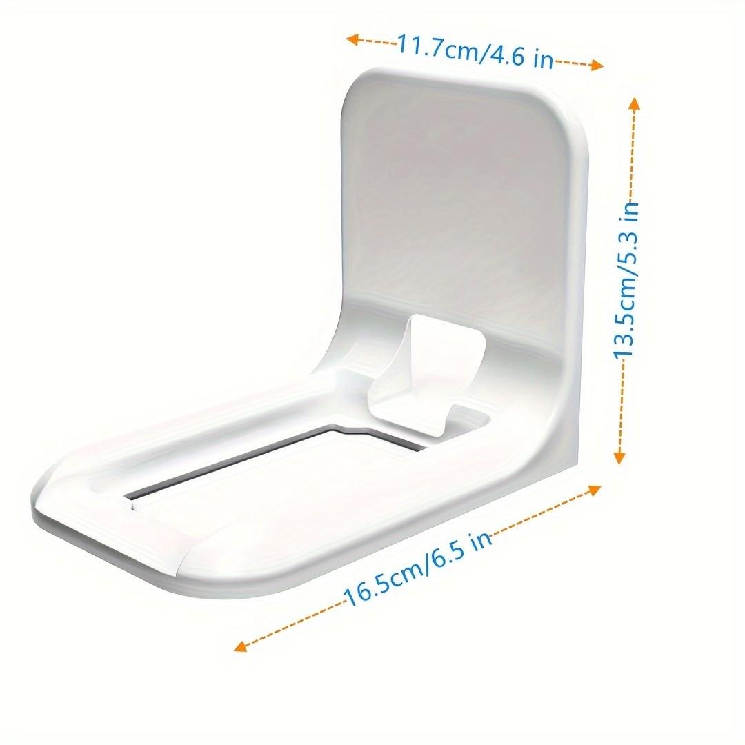 Space-Saving Socket Rack Wall Mount, Decorative Easy Installation, Supports Smart Home Speakers and Devices, Max Weight 10 Lbs, Abs Material