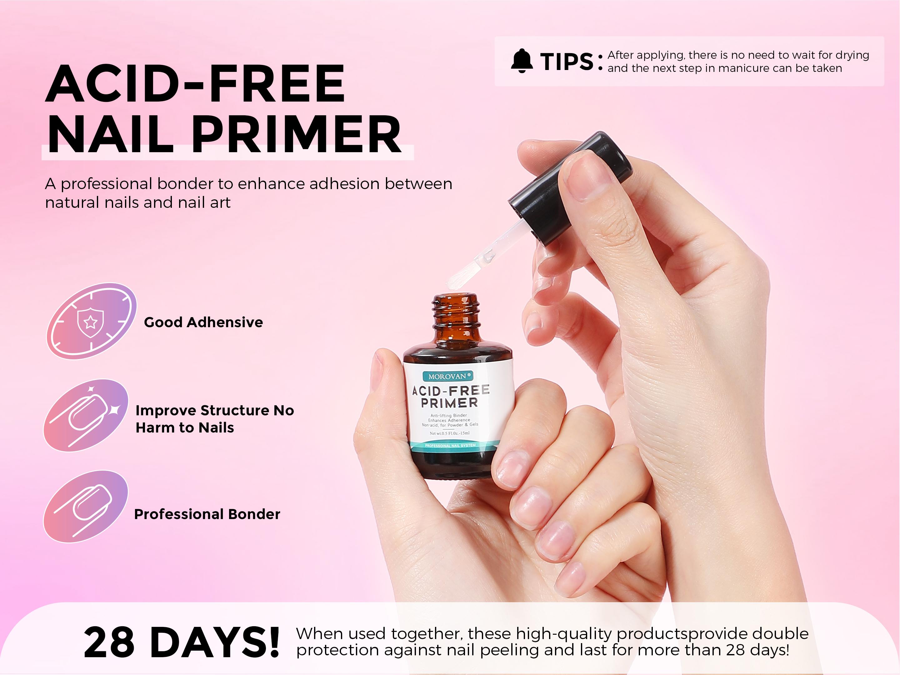 Morovan Poly Gel Nail Kit: with 5 Colors and UV Lamp Poly Gel Starter Kit With Slip Solution Base Coat and Top Coat Nail Extension Gel