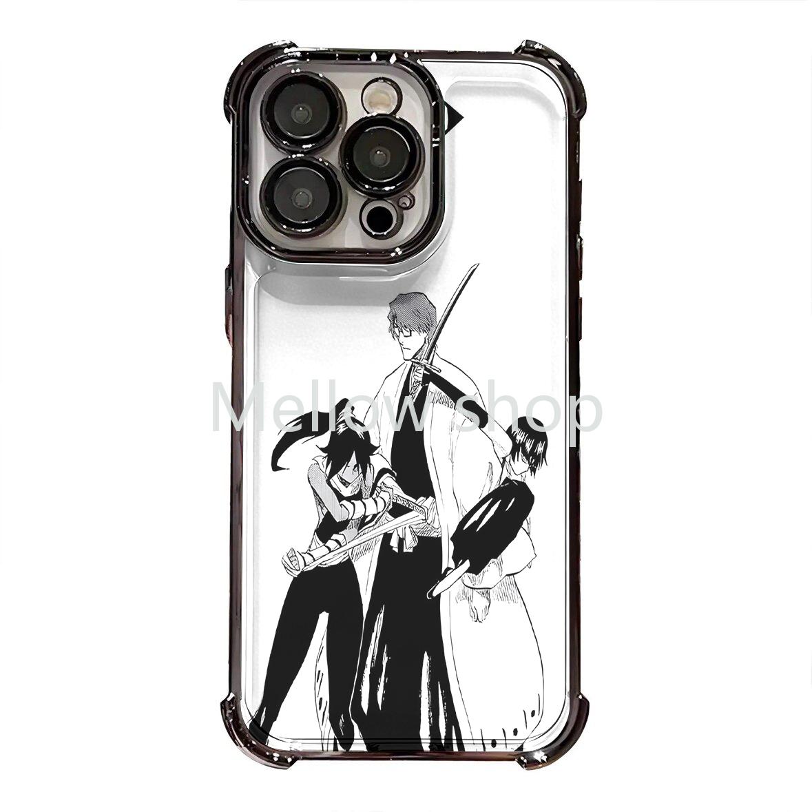 BLEACH Ichigo Kurosaki Black and White Manga Phone Case, Perfect Gift for Fans, Shockproof TPU Cover for iPhone 17, 16, 15, 14, 13, 12, 11, Pro, Pro Max, Air, Plus | Samsung Galaxy S23, S24, S25, S26, Plus, Ultra BLEACH Ichigo Kurosaki Black and White Manga Phone Case, Perfect Gift for Fans, Shockproof TPU Cover for iPhone 17, 16, 15, 14, 13, 12, 11, Pro, Pro Max, Air, Plus | Samsung Galaxy S23, S24, S25, S26, Plus, Ultra