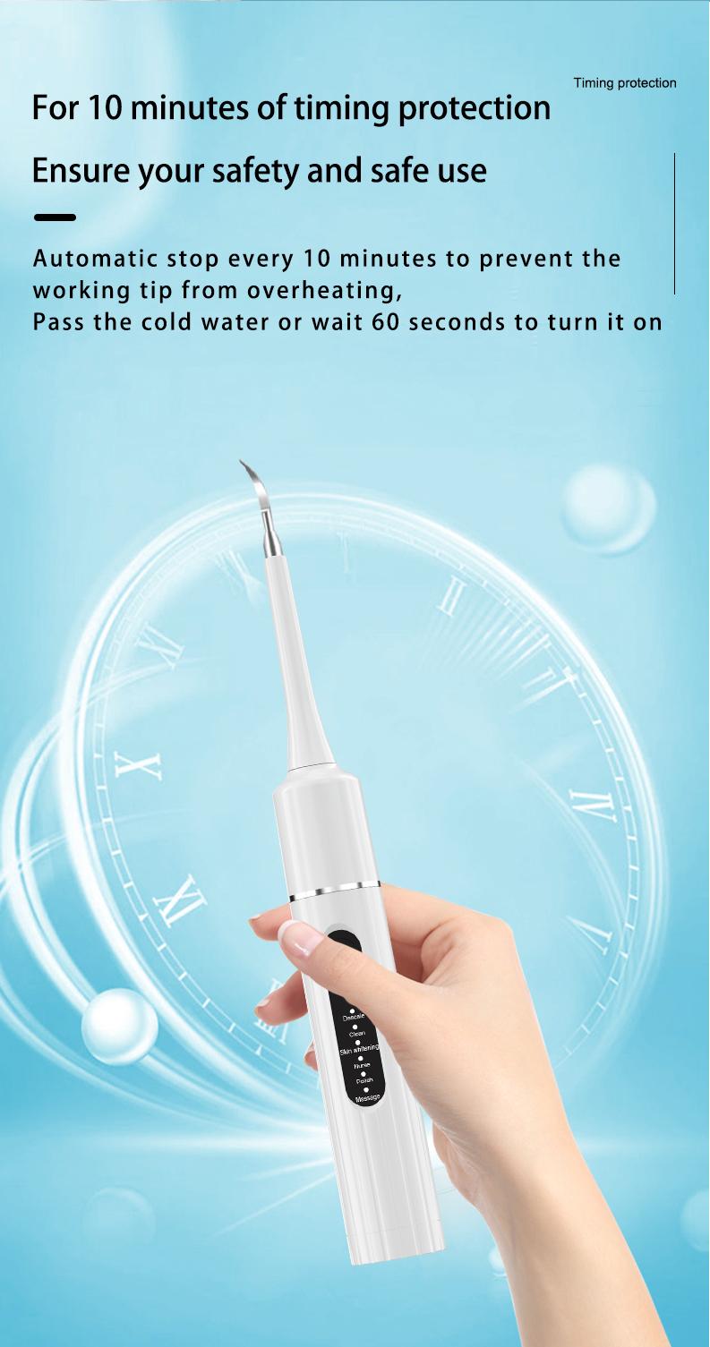 Electric Toothbrush & Professional Teeth Cleaning Kit – 6 Modes to Remove Stains, Plaque & Tartar, Includes Mirror & Spare Brush Heads, Ideal for Beginners & Sensitive Teeth Water Proof Daily