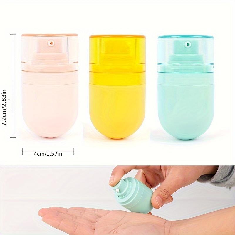 Portable Refillable Cosmetic Makeup Lotion Bottle - Waterproof and Compact, Ideal for Moisturizer, Body Wash, Shampoo, Essential Oil, Conditioner, Hand Sanitizer - Convenient Travel Size
