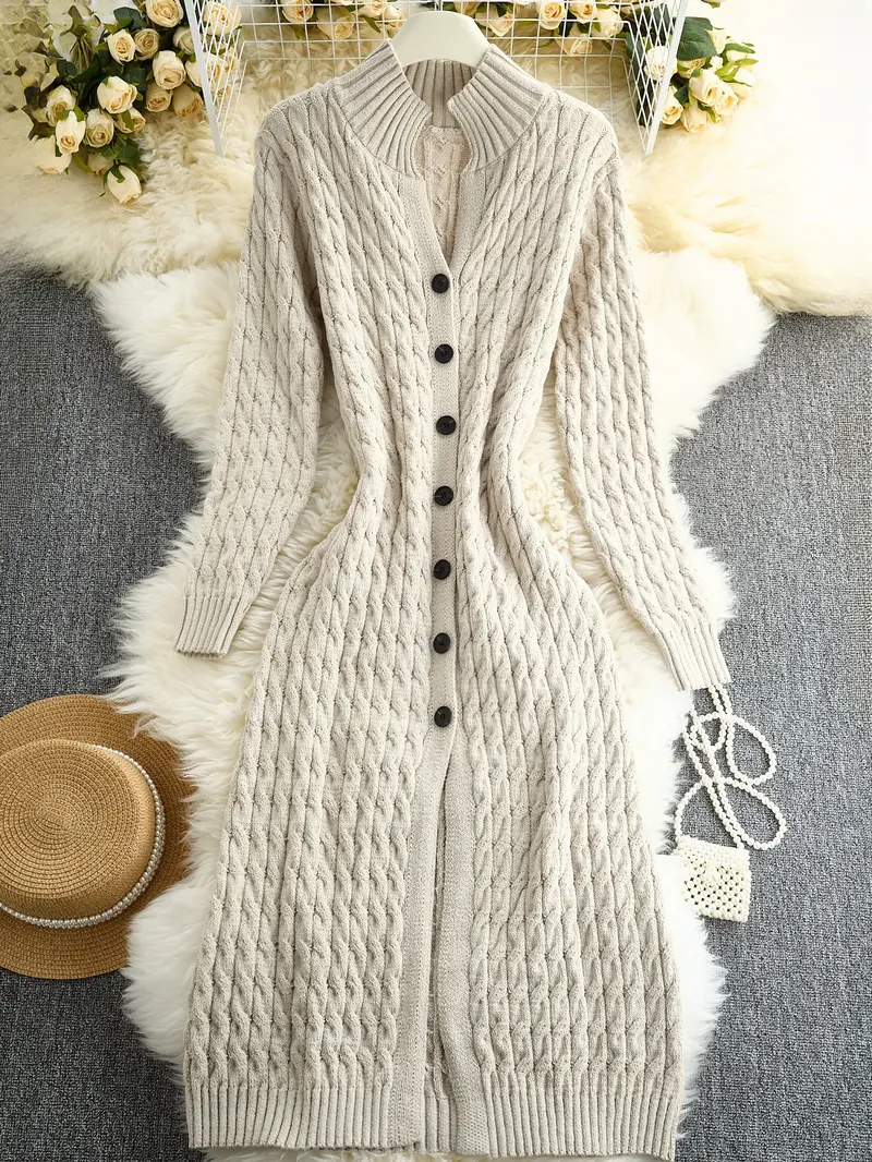 Women's Cable Knit Outerwear