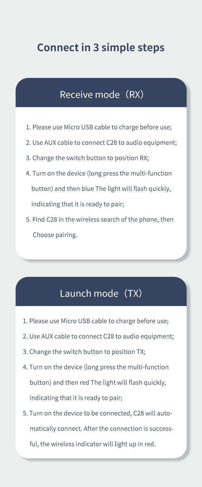 2026 New Car Bluetooth 5.3 Audio Receiver, Wireless FM Transmitter Adapter with AUX Input, Hands-Free Car Kit for Old Cars