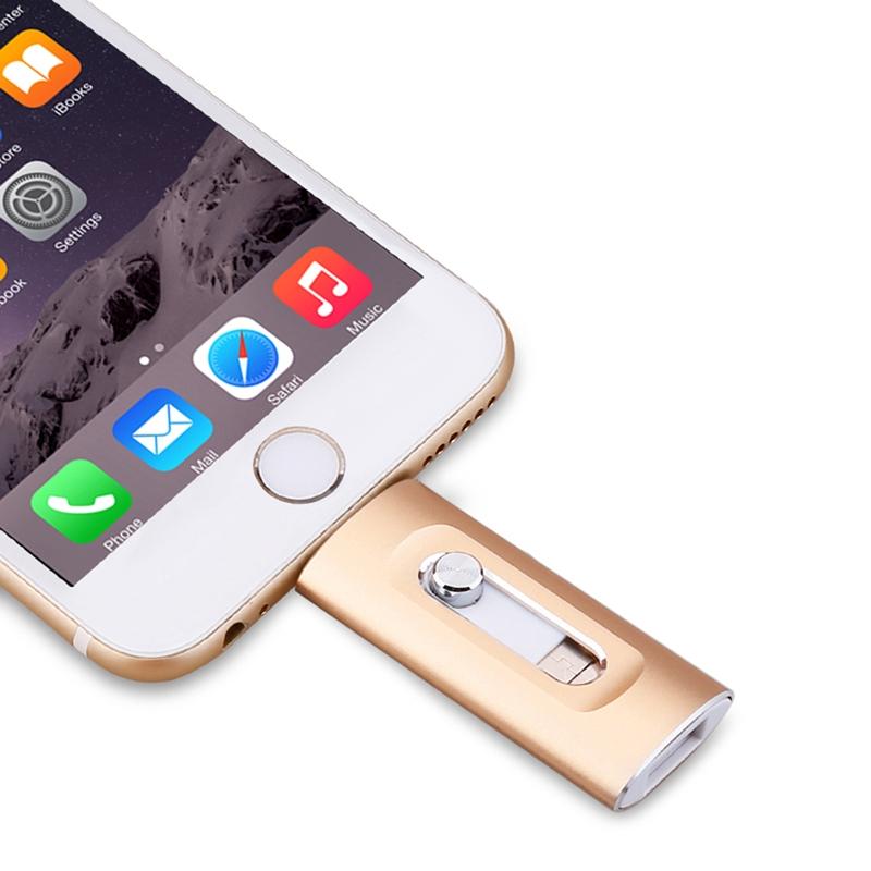 3-in-1 Flash Drive, High-Speed USB 3.0 OTG Pen Drive with Type-C Adapter for Android Phones, PC and More Devices