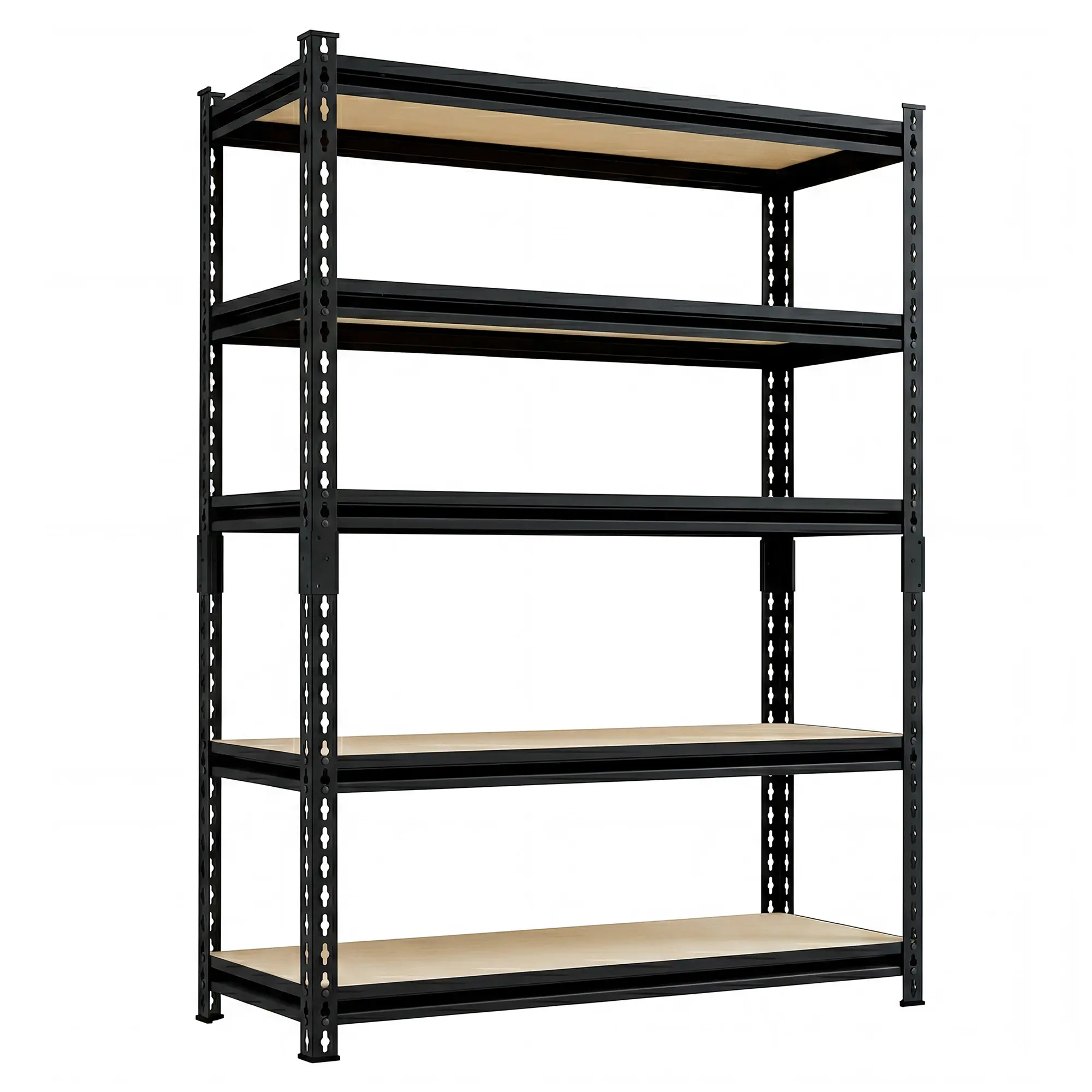 Garvee Heavy Duty 5-Tier Metal Wire Shelving Unit - 35.4 x 15.7 x 72 in Freestanding Storage Rack - Adjustable Shelves for Kitchen, Pantry & Garage, Black
