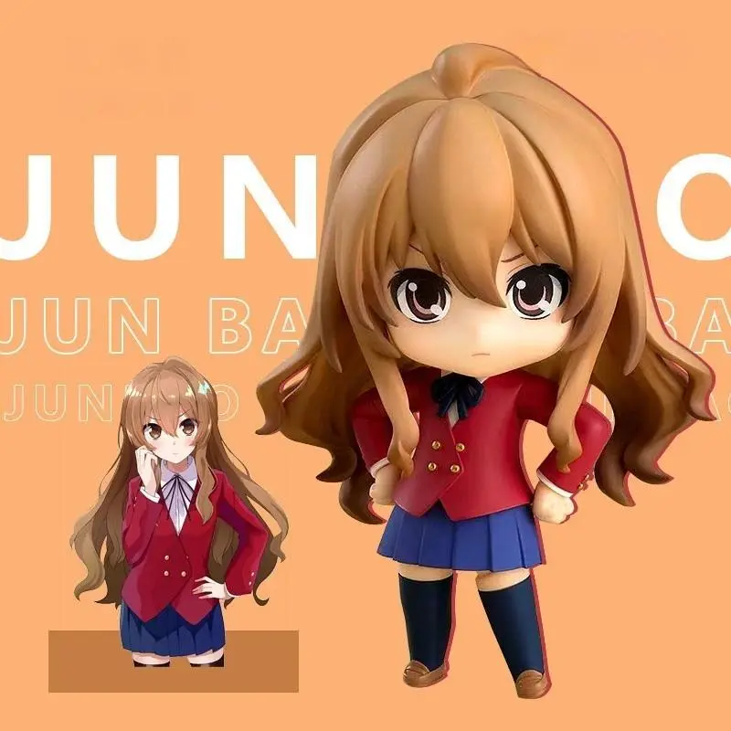 Nendoroid 2523 Taiga Aisaka 10CM Toradora Q Version Articulated Action Figures Movable Face Model Kit Desktop Decor Anime Gift